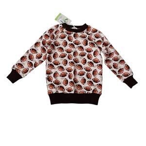 NWT The Oaks Apparel 7Y Football Sweatshirt